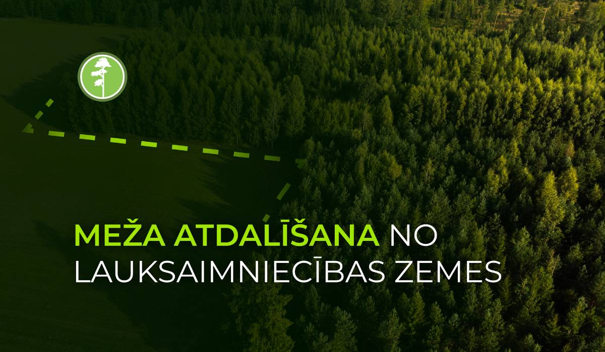Meža atdalīšana no lauksaimniecības zemes Meža atdalīšana no lauksaimniecības zemes